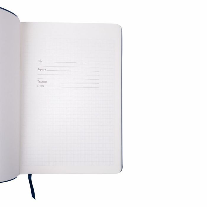 Блокнот Berganote Tessil А5, темно-синий (50040538-44) изображение 5