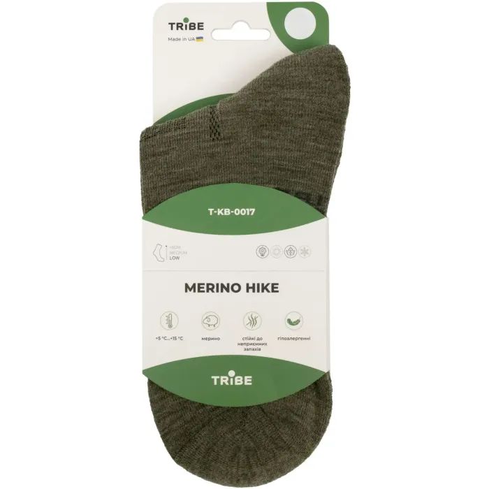 Носки Tribe Merino Hike T-KB-0017-olive, 44-46 (T-KB-0017-olive-44-46) изображение 9