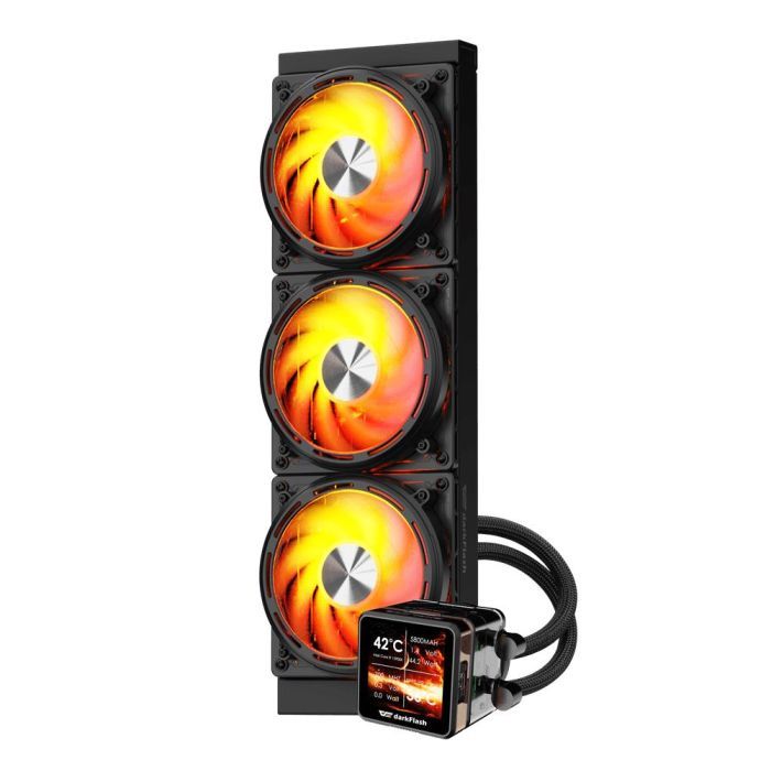 Кулер для процессора DARKFLASH DE360 BLACK изображение 3