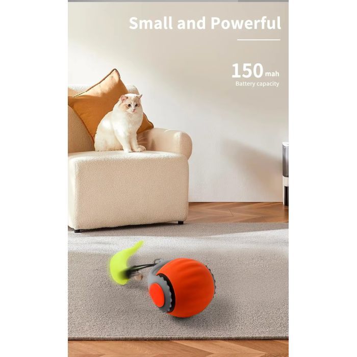 Игрушка для кошек Me&Pet Интерактивный мяч красный (NMP20-2) изображение 8