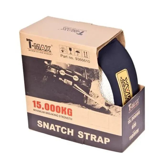 Трос буксировочный T-MAX (стропа) 11т 80мм х 9м (9348610) изображение 3