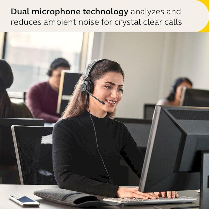 Навушники Jabra Evolve 2 30 SE MS USB-C/A Stereo (23189-999-779) зображення 6