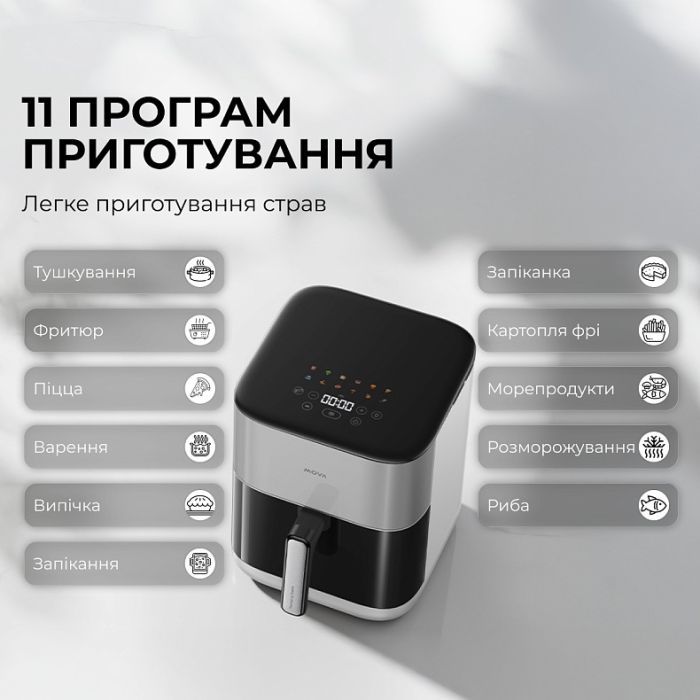 Мультипіч MOVA AeroChef FD10s Pro White (VFF12A-WH-S) зображення 3