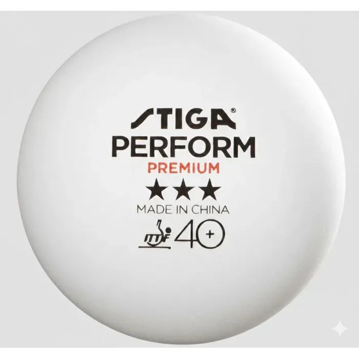 Мячик для настольного тенниса Stiga Perform Premiun ITTF 6 шт (1113-2410-06) (931949)