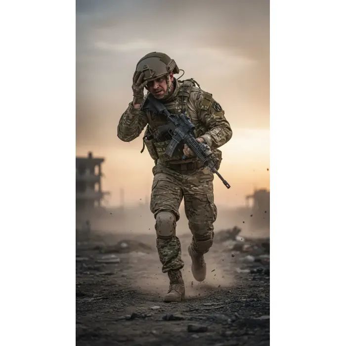 Шолом військовий Alpine Crown Bulletproof Helmet Fast Tweron Kevlar M Койот (25110-021-M) зображення 8