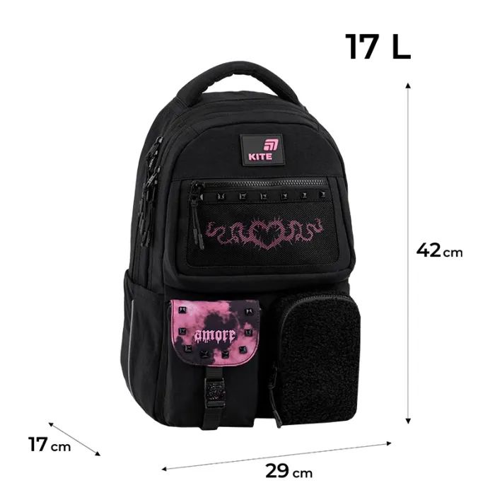 Рюкзак школьный Kite Education teens 2587M Drama Queen (K26-2587M-2) изображение 12