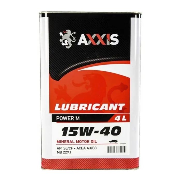 Моторна олива AXXIS 15w-40 Power M 4л (AX-2044)