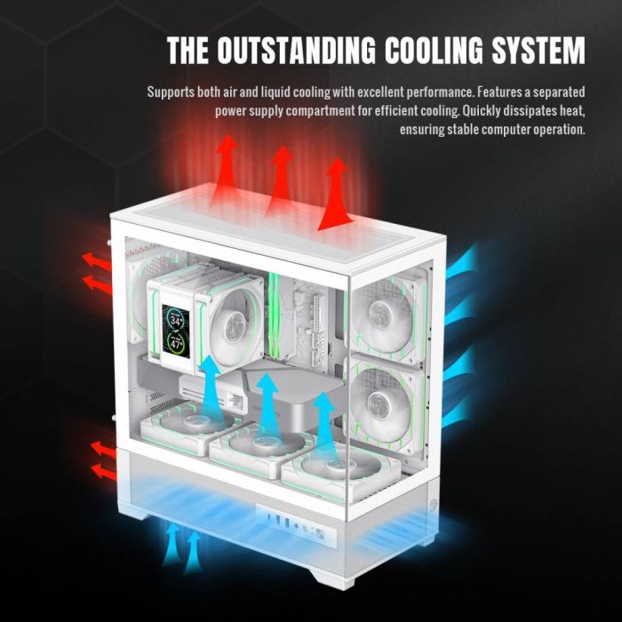 Корпус для ПК Gamemax VISTA 2 MW изображение 4