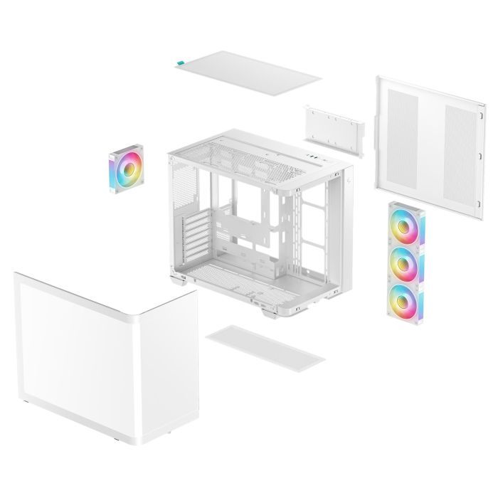 Корпус для ПК Deepcool CG530U 4F White (R-CG530U-WHAGA4-G) изображение 8