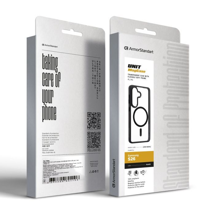Чехол для мобильного телефона Armorstandart Unit MagCase Samsung S26 5G Black (ARM88800) изображение 6