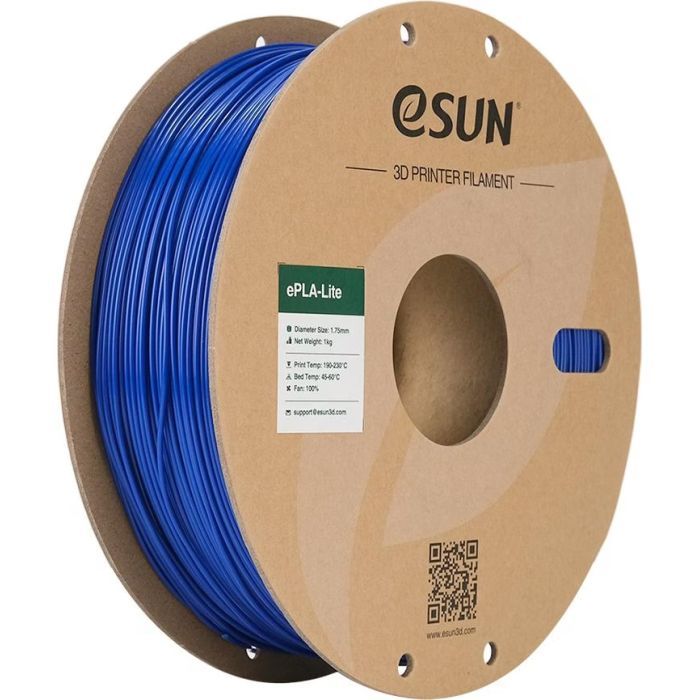 Пластик для 3D-принтера eSUN ePLA-LITE 1,75mm 1kg Blue (EPLA-LITE-P175U1)