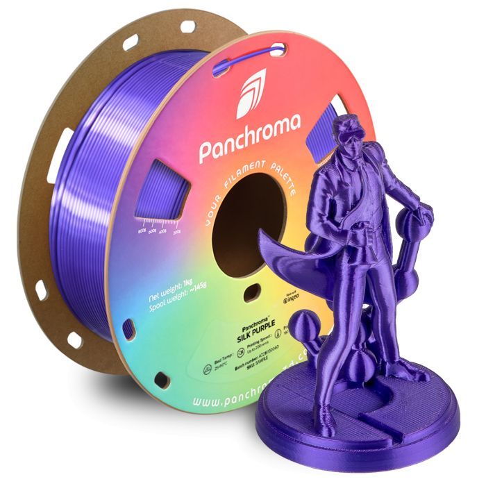 Пластик для 3D-принтера Polymaker PLA PANCHROMA SILK 1,75mm 1kg MAGENTA (CA03010) зображення 4