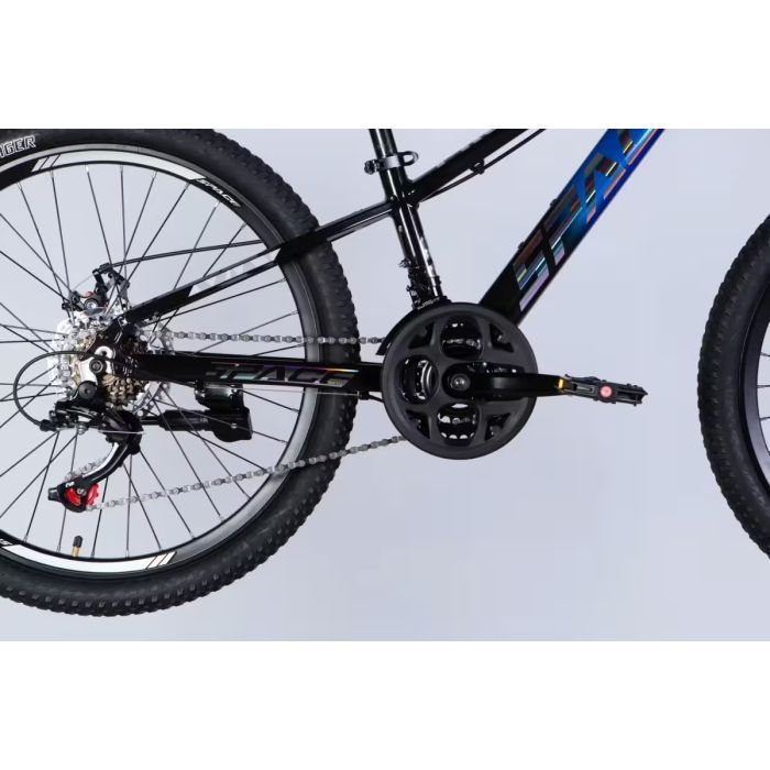 Велосипед Space 24" PHAETON DD FR рама-11" AL 2026 чорно-синій (OPS-SP-24-071) изображение 5