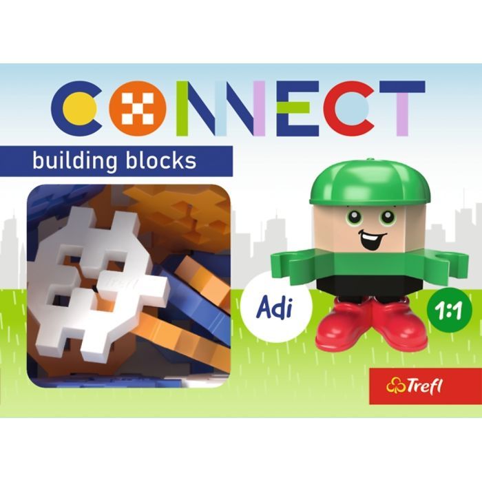 Конструктор Trefl Connect с игровой фигуркой Adi 35 деталей (5900511619812) изображение 5