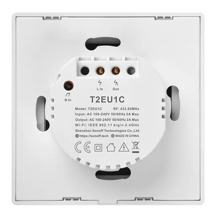 Умный выключатель Sonoff T2EU1C-TX изображение 4