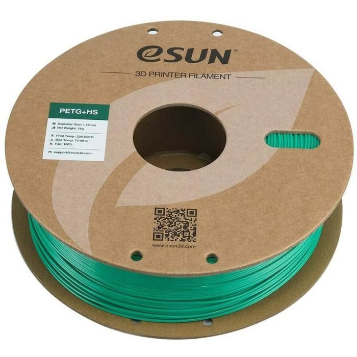 Пластик для 3D-принтера eSUN ePETG+HIGH SPEED 1,75mm 1kg GREY (EPETG+HS-P175SH1) зображення 3
