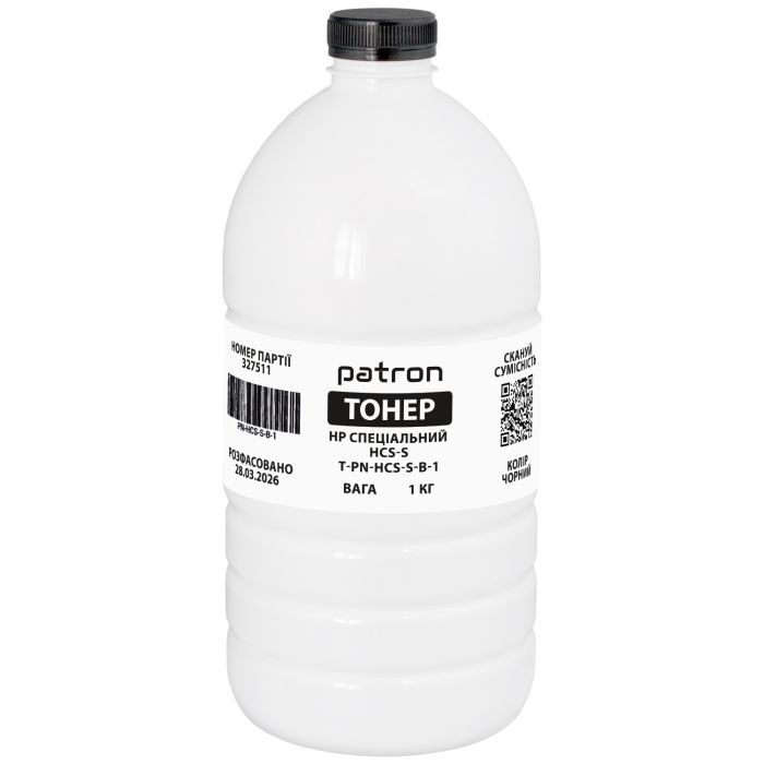 Тонер HP CLJ Pro 4203/4303/Canon 069/MF1333C, Special 1kg, Black Patron (PN-HCS-S-B-1)