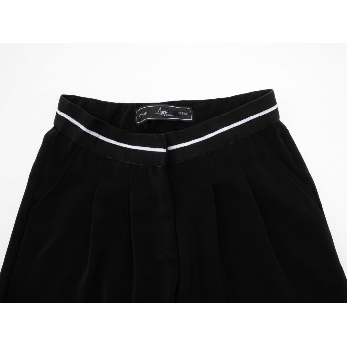 Штаны детские A-Yugi палаццо (9396-152G-black) изображение 3