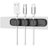 Держатель для кабеля Baseus Peas Cable Clip Black (ACWDJ-01) изображение 4