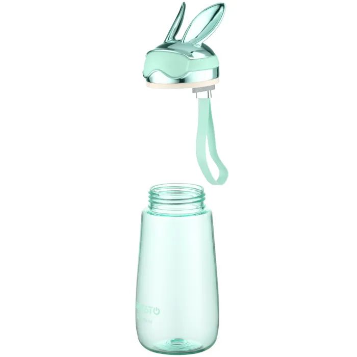 Пляшка для води Ardesto Bunny 600мл, пластик, рожевий (AR2260BP) зображення 4
