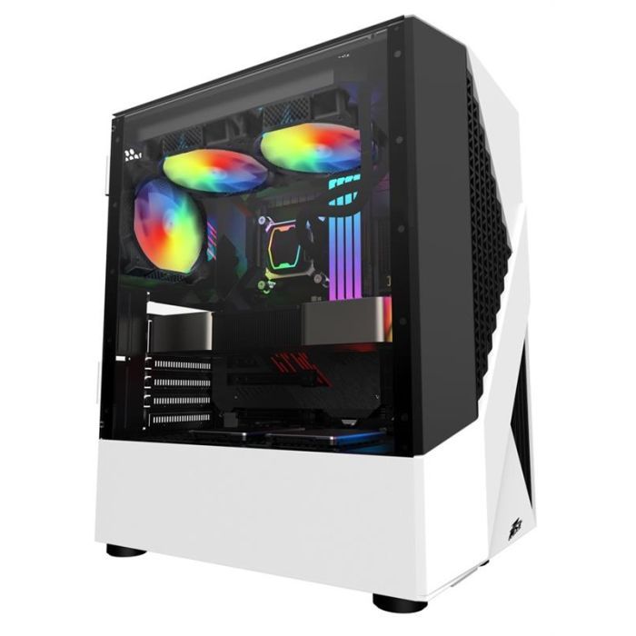 Корпус для ПК 1stPlayer F3-A-4F1-WH&PS-600FK изображение 3