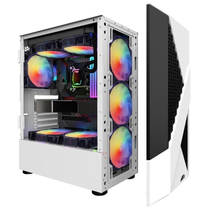 Корпус для ПК 1stPlayer F3-A-4F1-WH&PS-600FK изображение 4