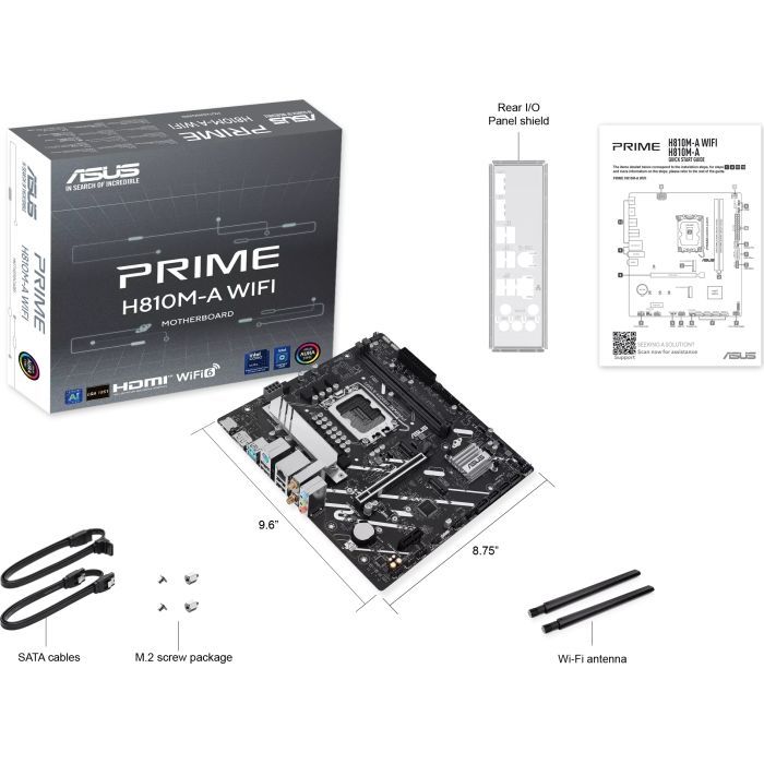 Материнская плата ASUS PRIME H810M-A WIFI изображение 7