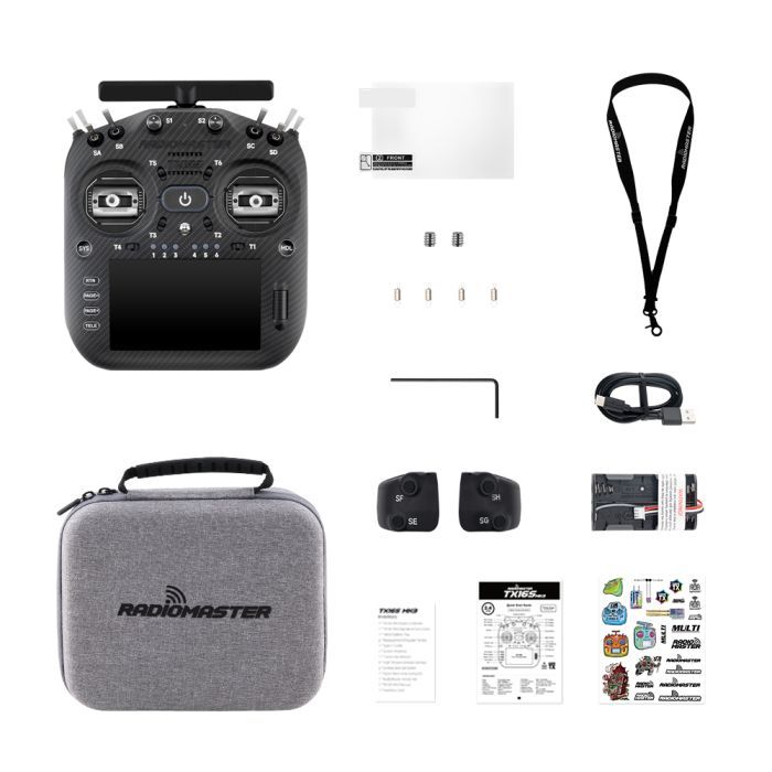 Пульт управління для дрона RadioMaster TX16S MK3 MAX ELRS M2 Black (TX16S-MK3MAX-BLK) зображення 4