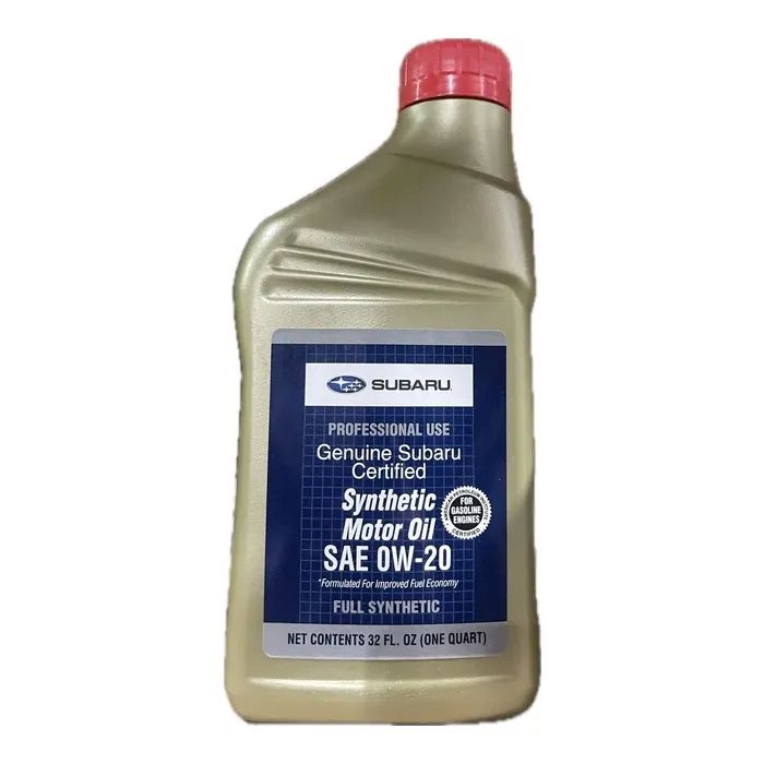 Моторное масло SUBARU SYNTHETIC SAE 0W-20 SN 0,946л (SOA427V1310)