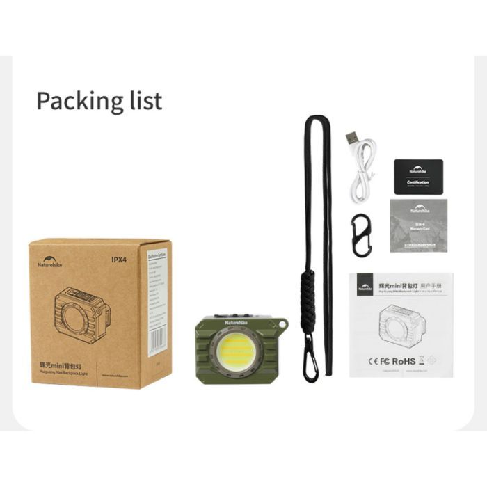 Фонарь Naturehike CNK2450ZM014, оливковий (6927595795675) изображение 3