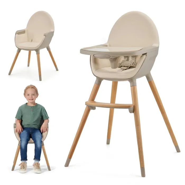 Стілець для годування Kinderkraft 2 в 1 Fini 2 Grey (5902533924509) зображення 3