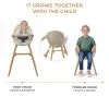 Стілець для годування Kinderkraft 2 в 1 Fini 2 Beige (5902533924493) зображення 4