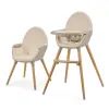 Стілець для годування Kinderkraft 2 в 1 Fini 2 Beige (5902533924493)