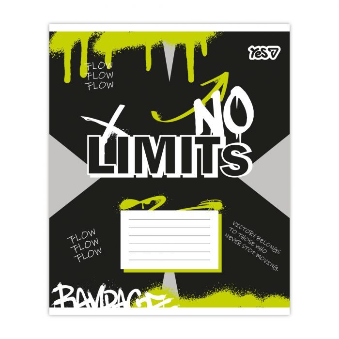 Зошит Yes No limits А5 36 аркушів лінія (768841) зображення 3