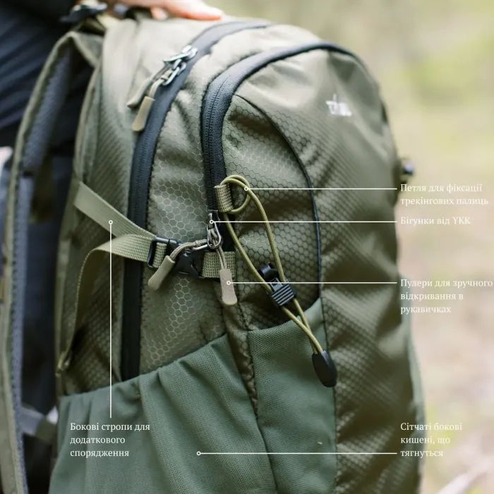 Рюкзак туристический Tribe Urban 25 л blue (T-IC-0022-blue) изображение 12