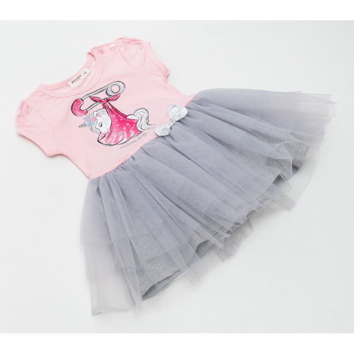 Платье детское Breeze с единорогом (11882-74G-pink) изображение 2