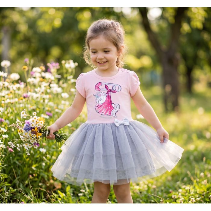 Платье детское Breeze с единорогом (11882-74G-pink) изображение 7