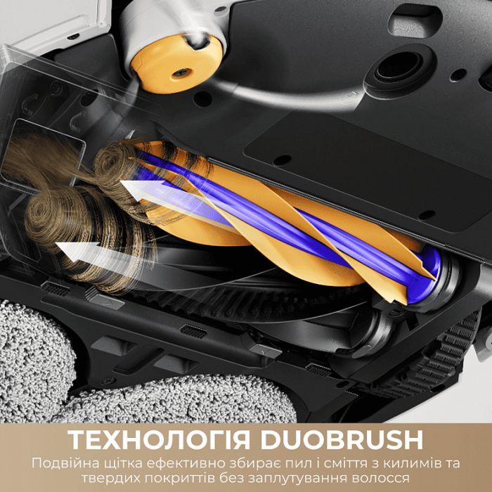 Пылесос Dreame Bot Matrix 10 Pro Black (RLM61HE-Bl) изображение 11