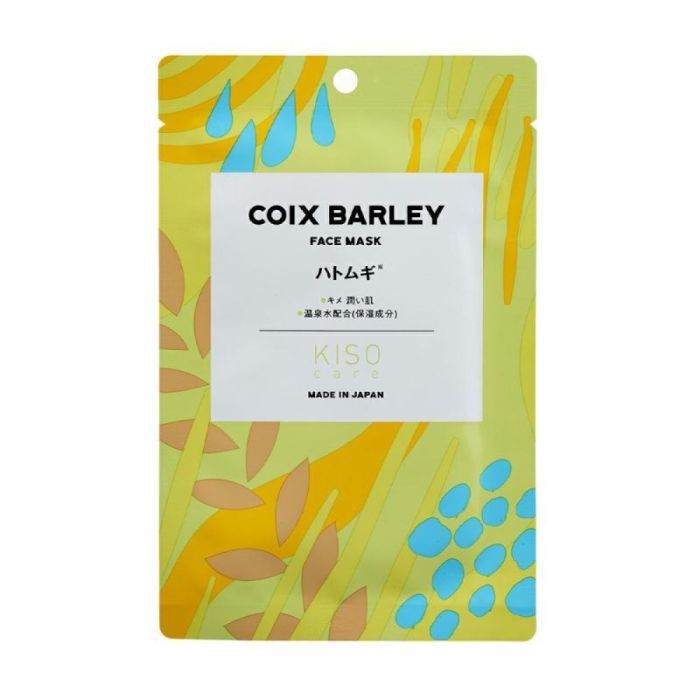 Маска для лица Kiso Care Coix Barley Face Mask (4580050291055)