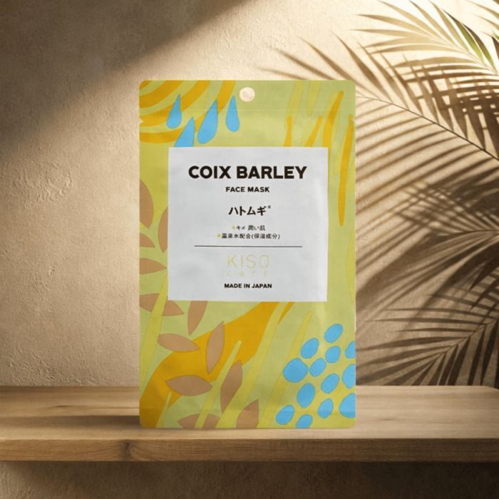 Маска для лица Kiso Care Coix Barley Face Mask (4580050291055) изображение 2