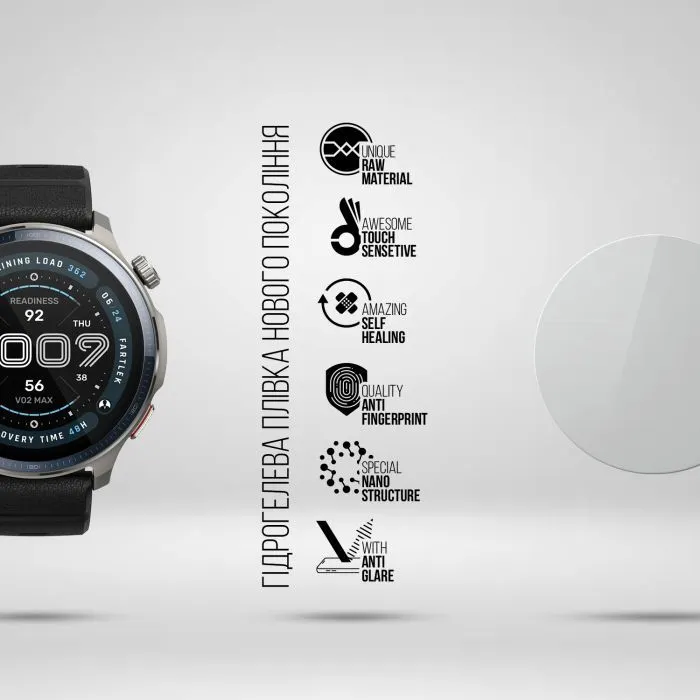 Плівка захисна Armorstandart Matte hydrogel Amazfit Balance 2 6 pcs (ARM91950) зображення 2