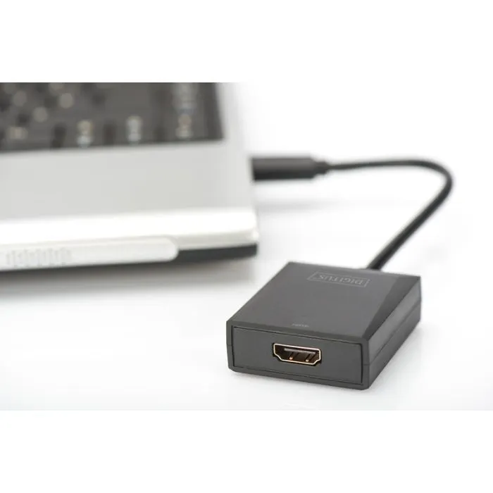 Переходник USB 3.0 AM to HDMI AF Full HD black Digitus (DA-70841) изображение 2