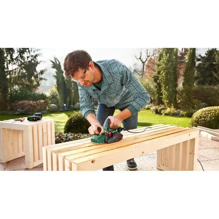 Електрорубанок Bosch PHO 2000, 680W, 80мм, стругання до 2мм, 2.58кг (0.603.2A4.100) зображення 5