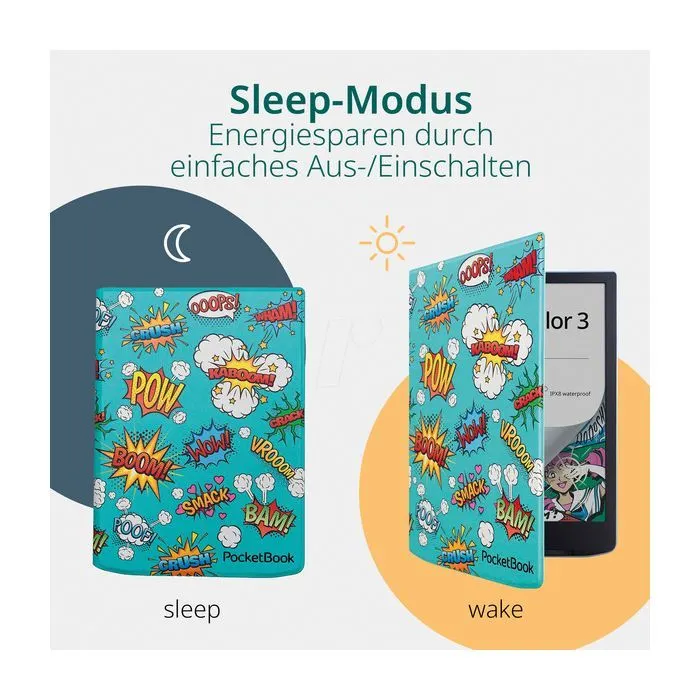 Чохол до електронної книги Pocketbook Flip 743 Comic Print (FL-743-CCP-WW) зображення 5
