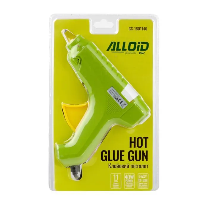 Клеевой пистолет Alloid Alloid. Клейовий пістолет 40Вт, 11мм (GG-1801140) изображение 3
