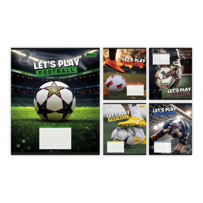 Зошит 1 вересня Let's play football А5 18 аркушів лінія (768751)