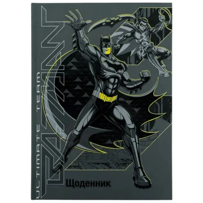 Дневник школьный Kite DC Batman, твердая обложка (DC26-262)