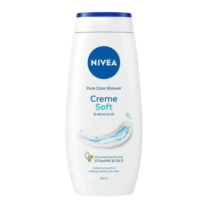 Гель для душа Nivea Creme Soft & Almond Oil Pure Care Shower 250 мл (4005808124015)