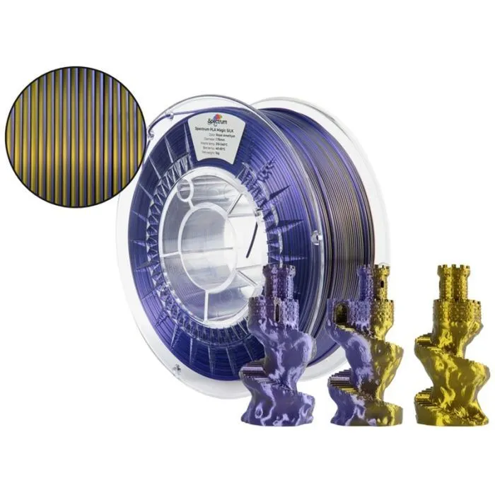 Пластик для 3D-принтера Spectrum PLA Magic SILK 1.75mm 1kg RoyalAmethyst (81405) зображення 3