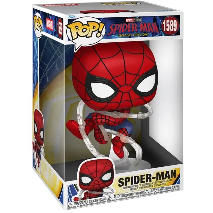 Фигурка Funko Pop серии Человек-паук: Абсолютно новый день - Человек-паук (25 см) (83966) изображение 2